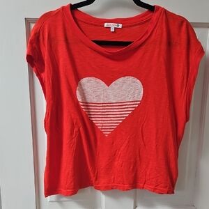 Sundry Red Heart Tee